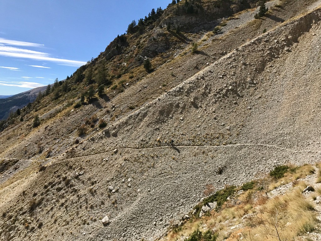 Traversée de pierriers