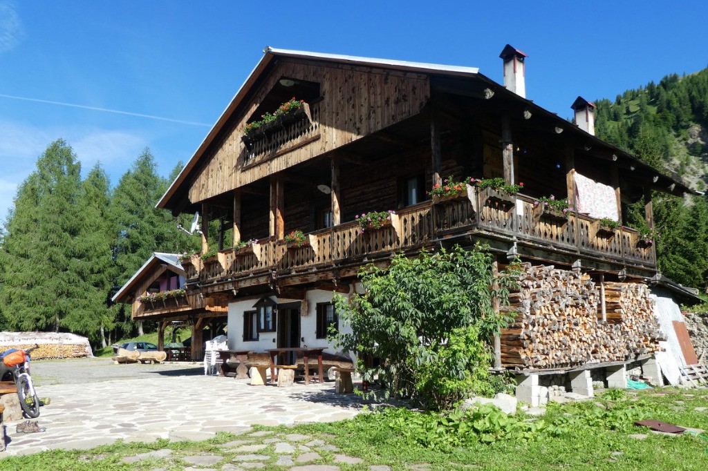 L'auberge salvatrice au petit matin.