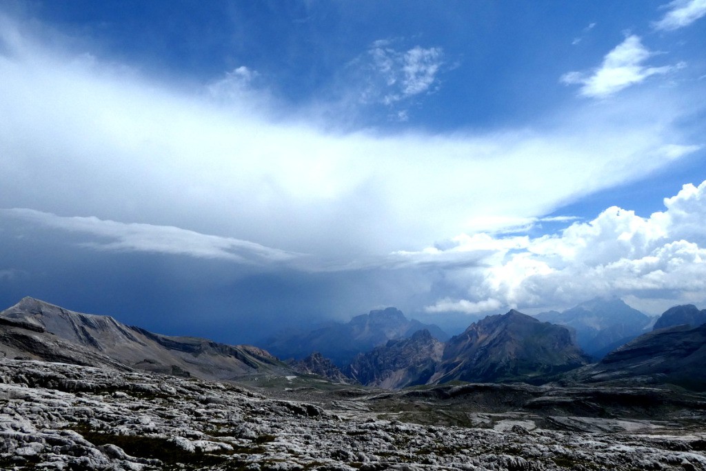 Belle enclume de Cumulonimbus au Monte Cavallo