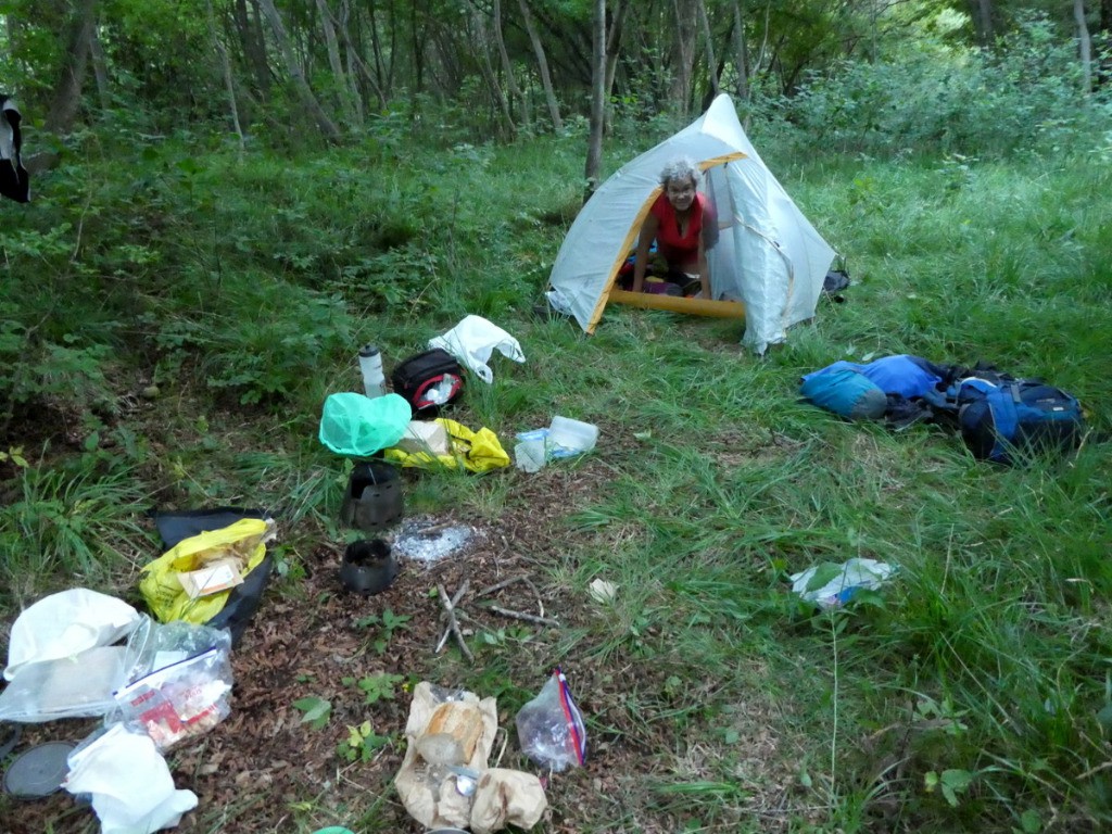 Premier bivouac.