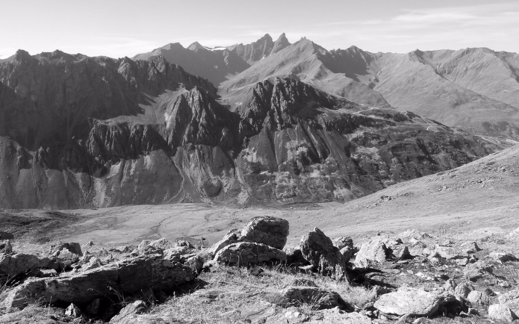 Aiguilles d'Arve (Tête de Chat cachée par l'aiguille de l'Epaisseur)