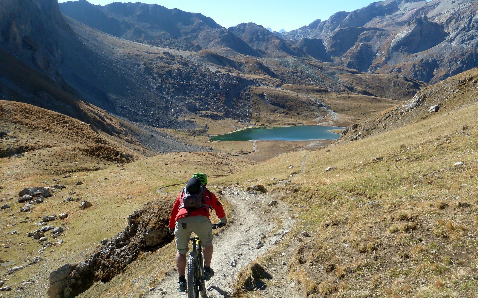 #7 descente sur le lac des Cerces descente sur le lac des Cerces