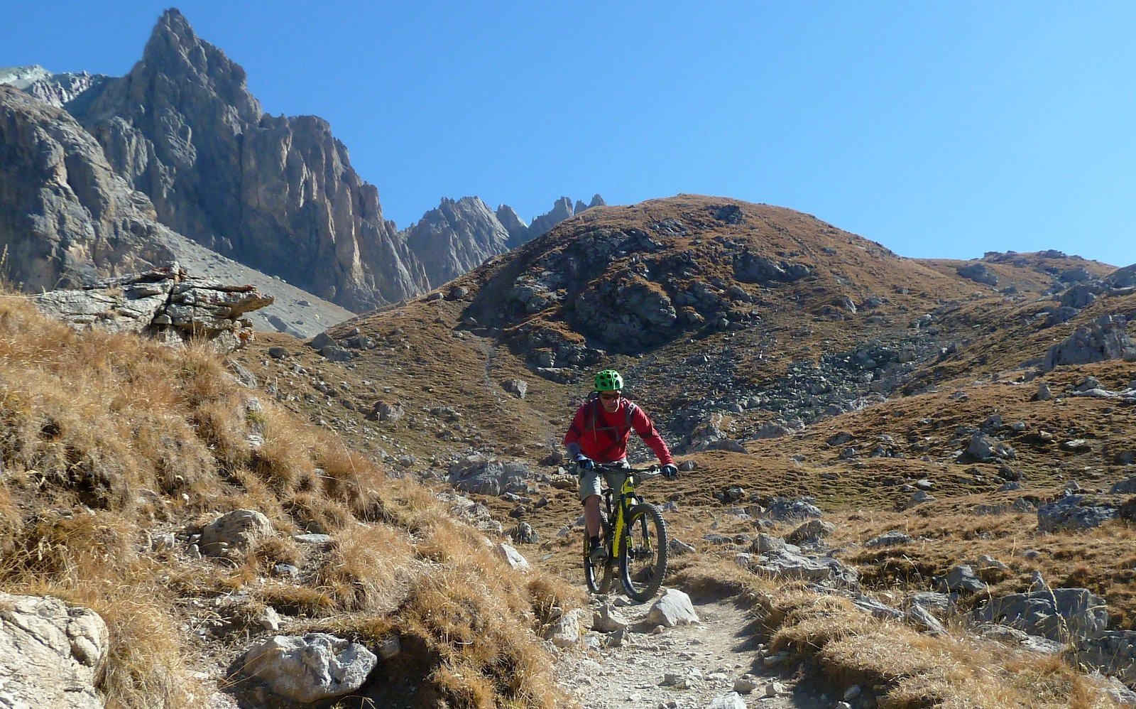 Petit passage technique du col de la Ponsonnière