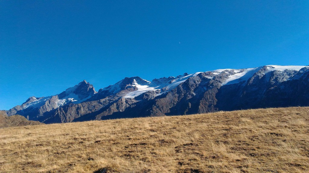 La Meije, Le Rateau, Pic de la Grave et leurs glaciers