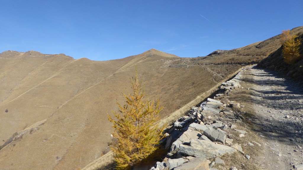 Longue piste à remontée, pas très roulante