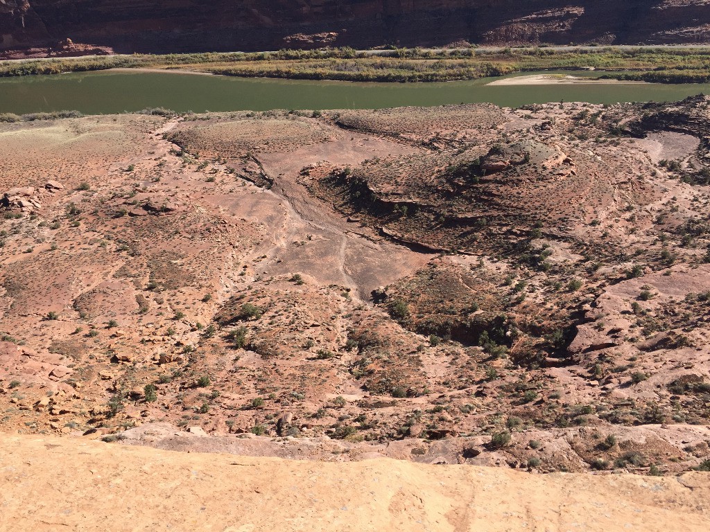 Vue sur le Colorado depuis Pothole Arch