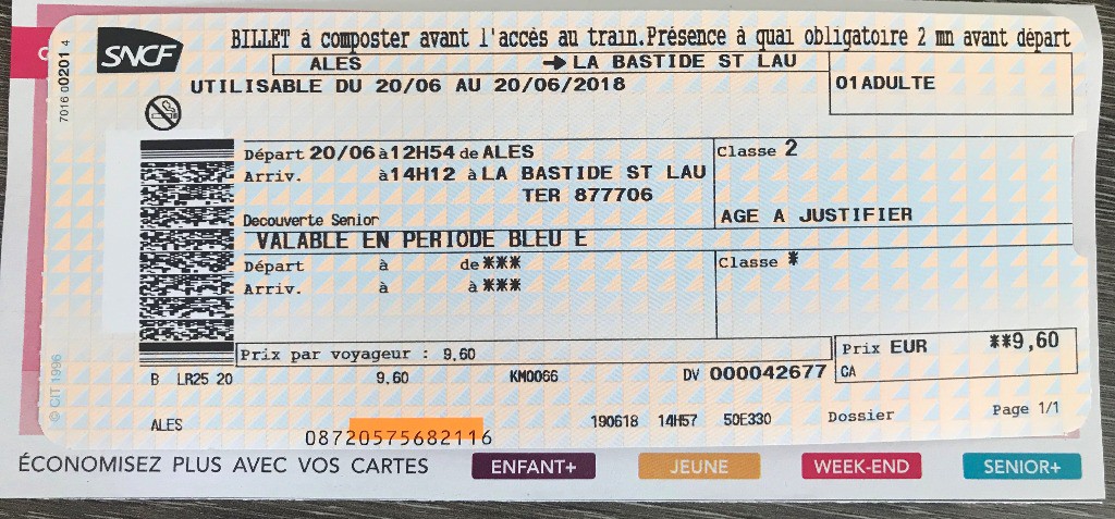 Plus 1€ pour le trajet Bastide-Mende... va comprendre ...