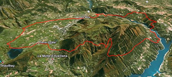 #1 Vue d Vue d'ensemble : Un super 60km au paradis Matheysin ;-)