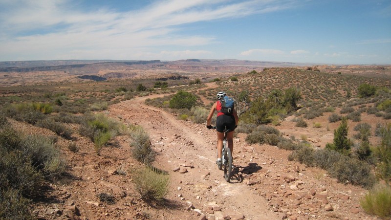 #5 Porcupine Rim : Un doubletrack certes mais la "trace" n Porcupine Rim : Un doubletrack certes mais la "trace" n'est pas si large