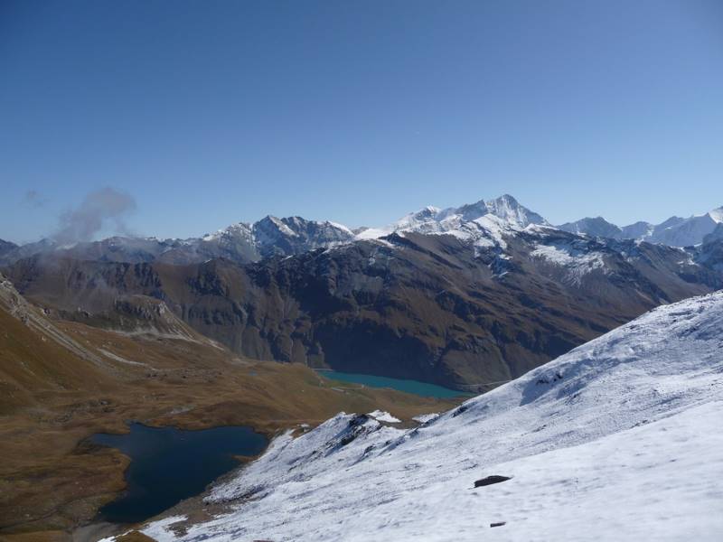 #2 Weisshorn : Weisshorn et val de Moiry depuis le col de Torrent Weisshorn : Weisshorn et val de Moiry depuis le col de Torrent