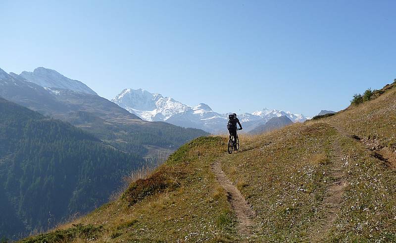 #2 Fletschhorn : Montée au dessus de Stafel Fletschhorn : Montée au dessus de Stafel