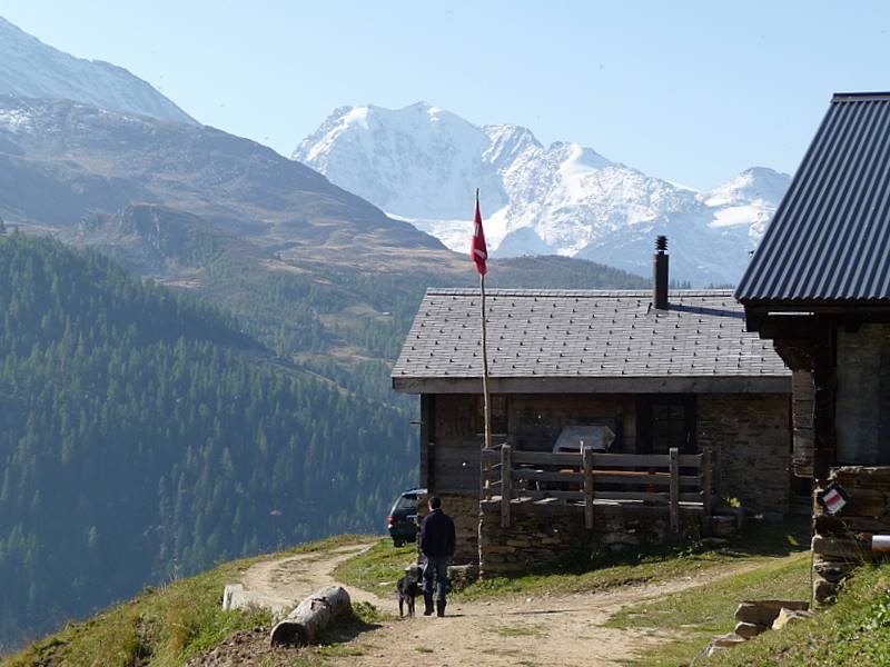 #1 Fletschhorn : Face N du Fletschhorn depuis Stafel Fletschhorn : Face N du Fletschhorn depuis Stafel