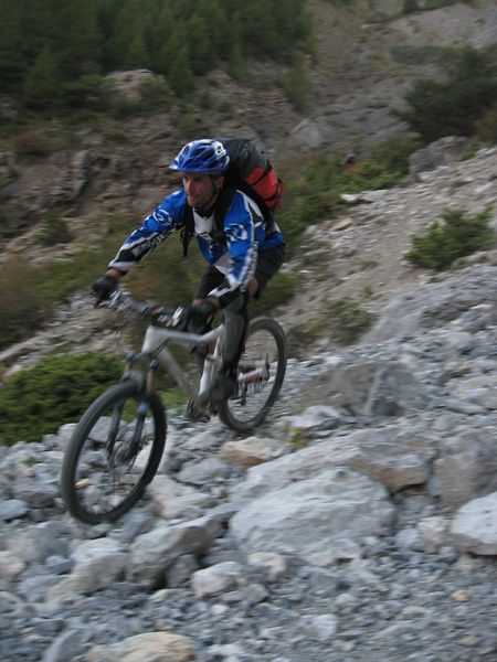 Col de Serenne : Sanfroic à bloc au-dessus des blocs !!