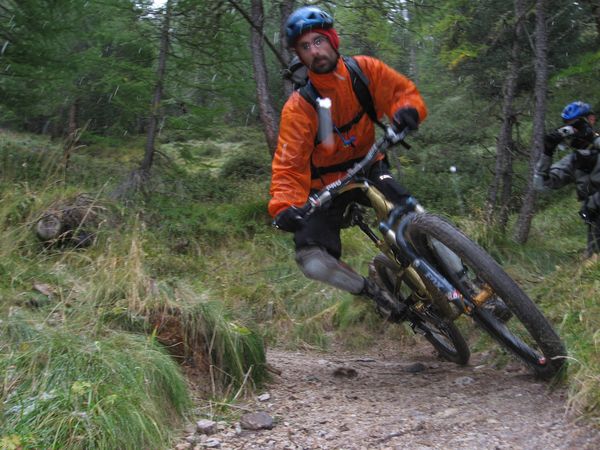 Col de Girardin : Seb à 45°