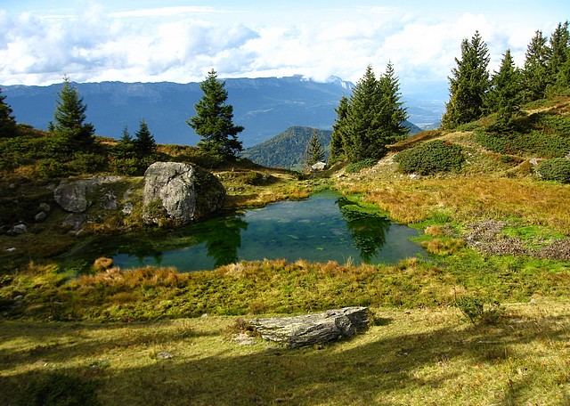 Merdaret : Lac inférieur du Léatel