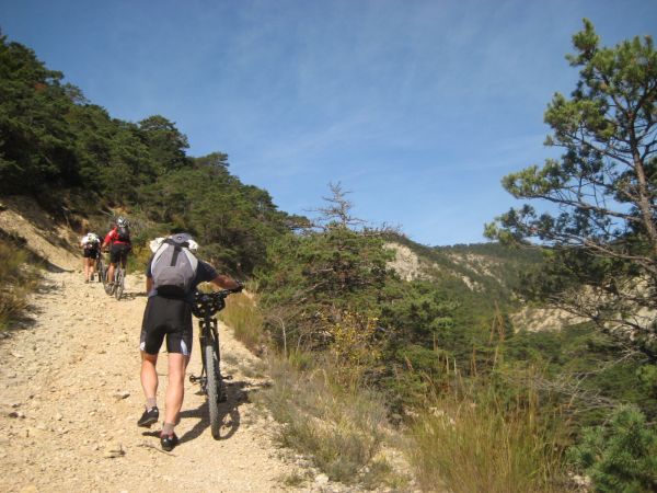 Col de l'Abbaye : C'est tout plat et en plus il fait un froid de canard