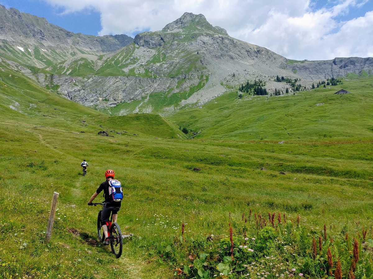 Fin du sentier de l'Arrondine et vue splendide