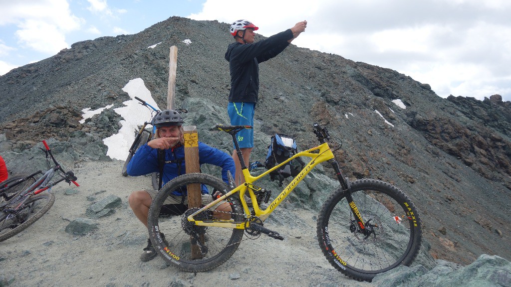 David et son Mondraker, tout heureux là !
