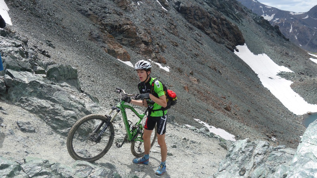 François au col de la Noire.