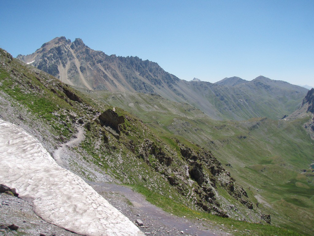 Le départ expo / délicat du col de la Ponsonnière