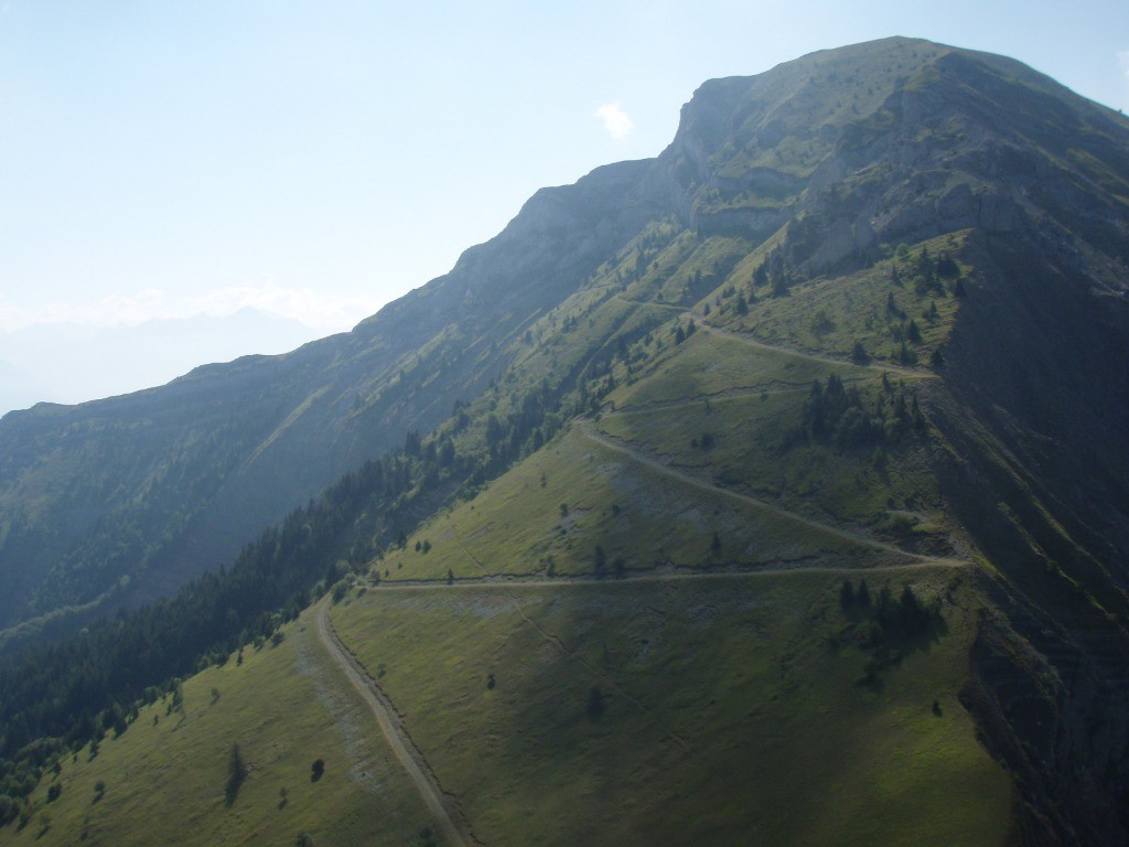 La piste nord de l'Aiguille