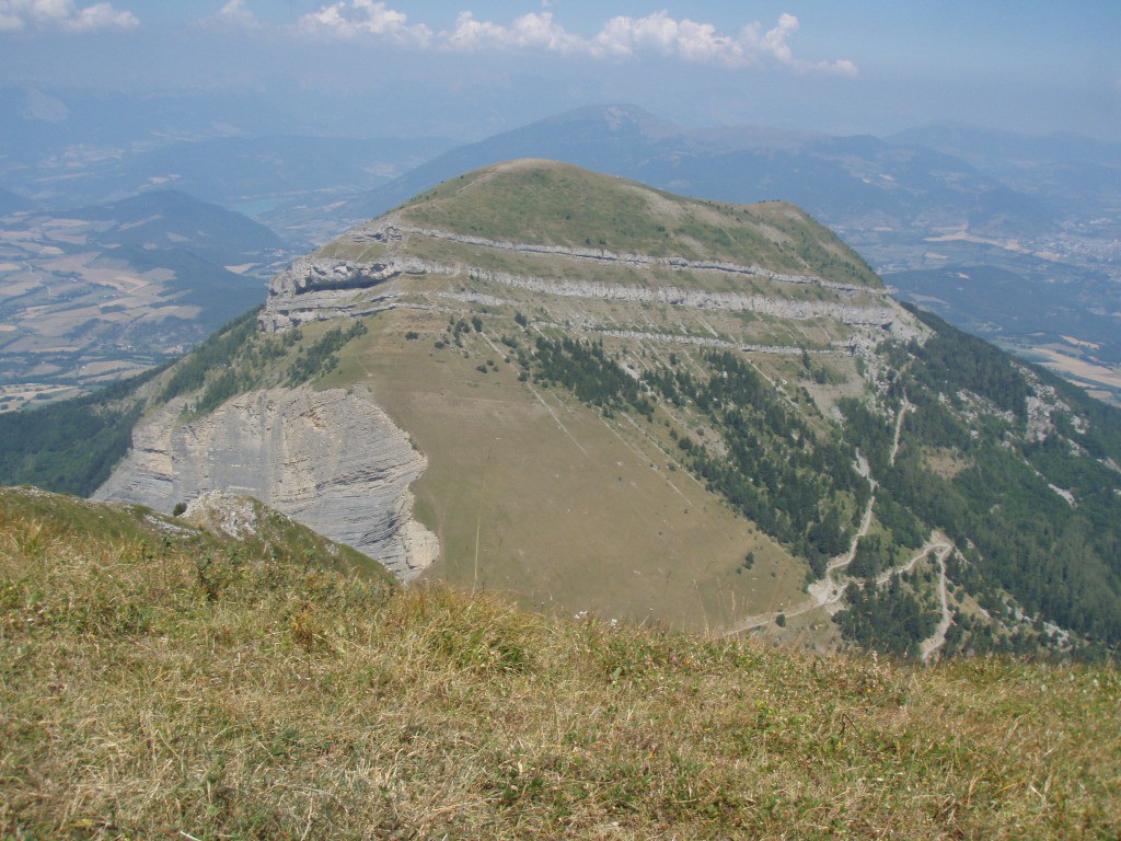 Châtel vu depuis le sommet de l'Aiguille