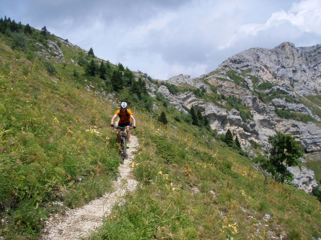 Descente du Col de l'Arc