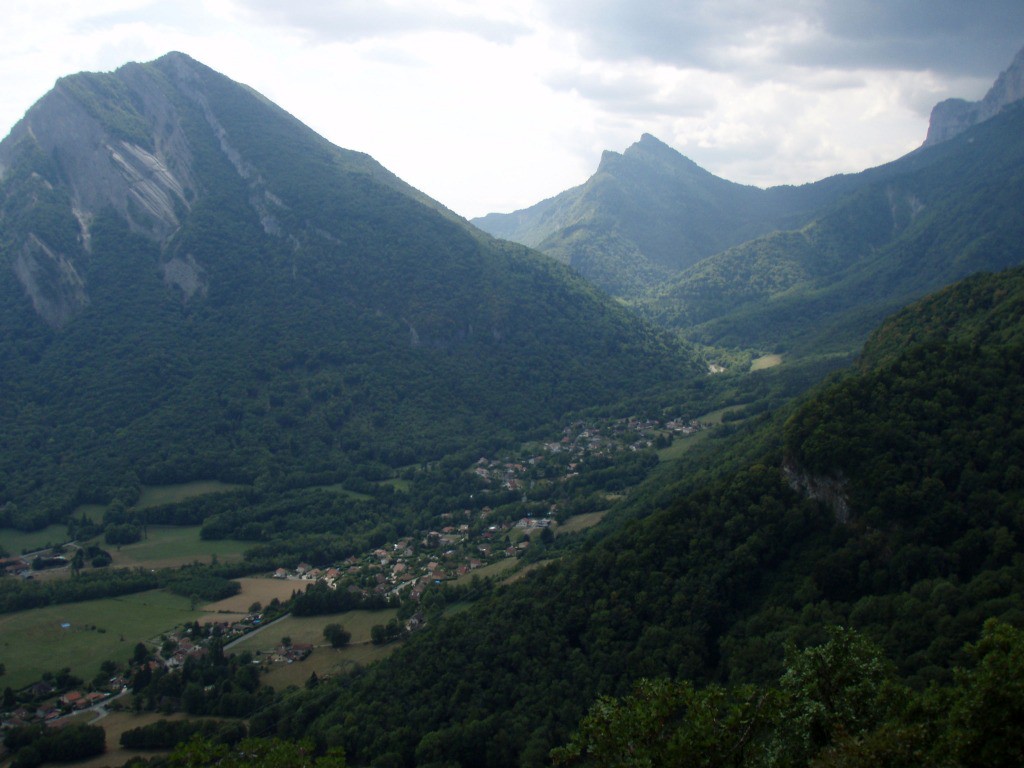 Dans la descente du Col de l'Arc