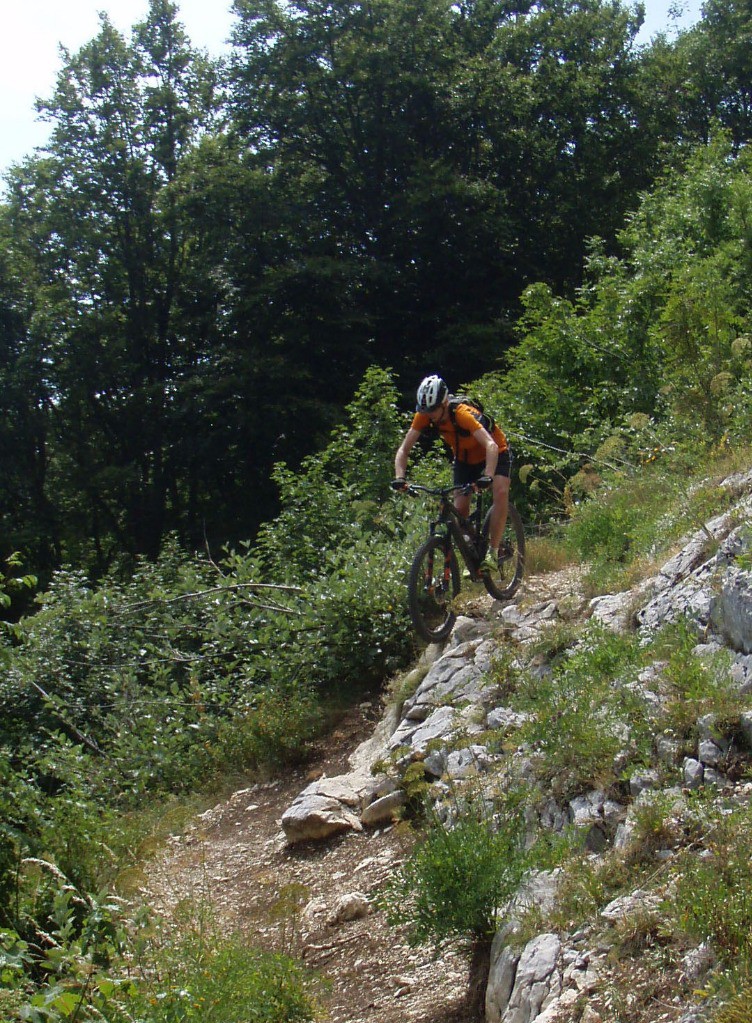 Descente du Col de l'Arc