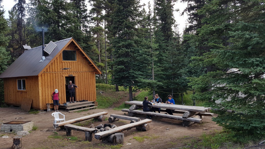 Départ de Spruce lake Camp