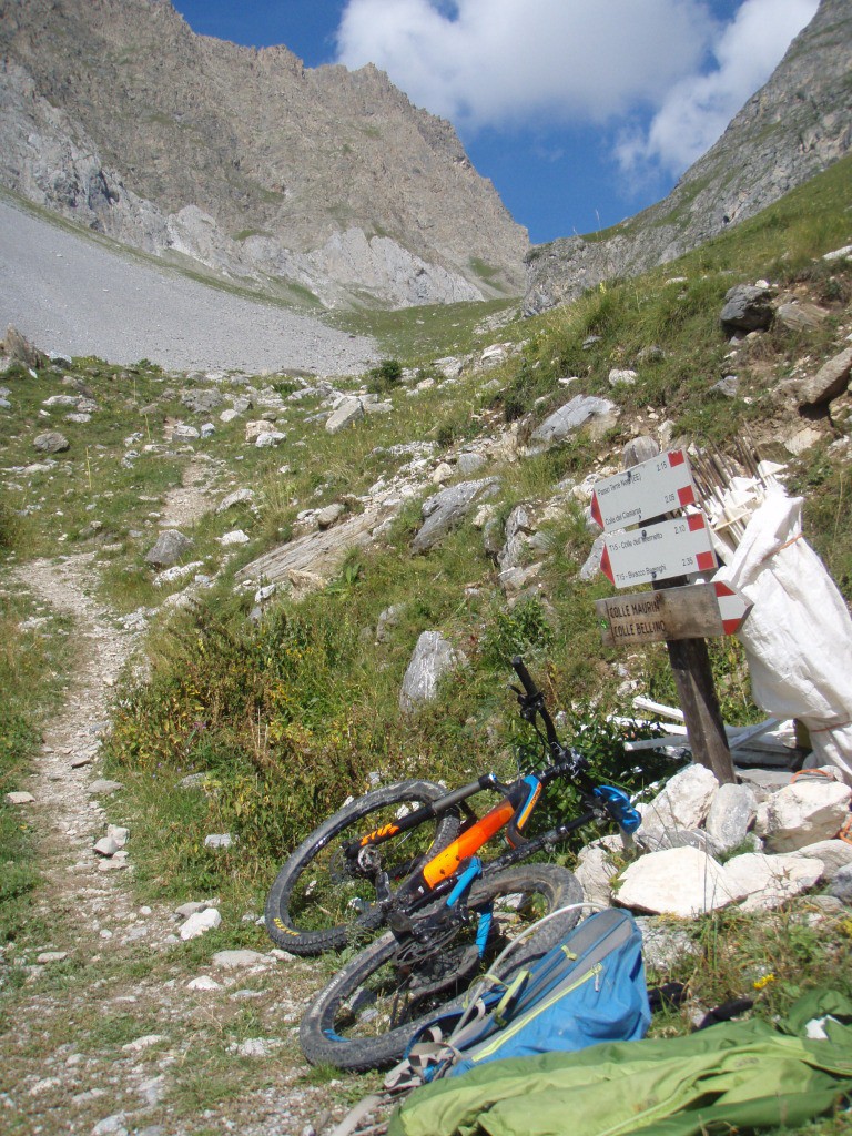 Départ du sentier du Collet di Infernetto