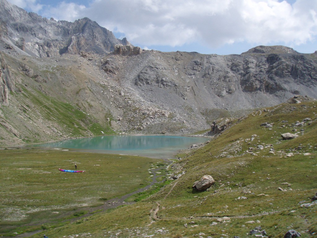 Vue au refuge du Chambeyron