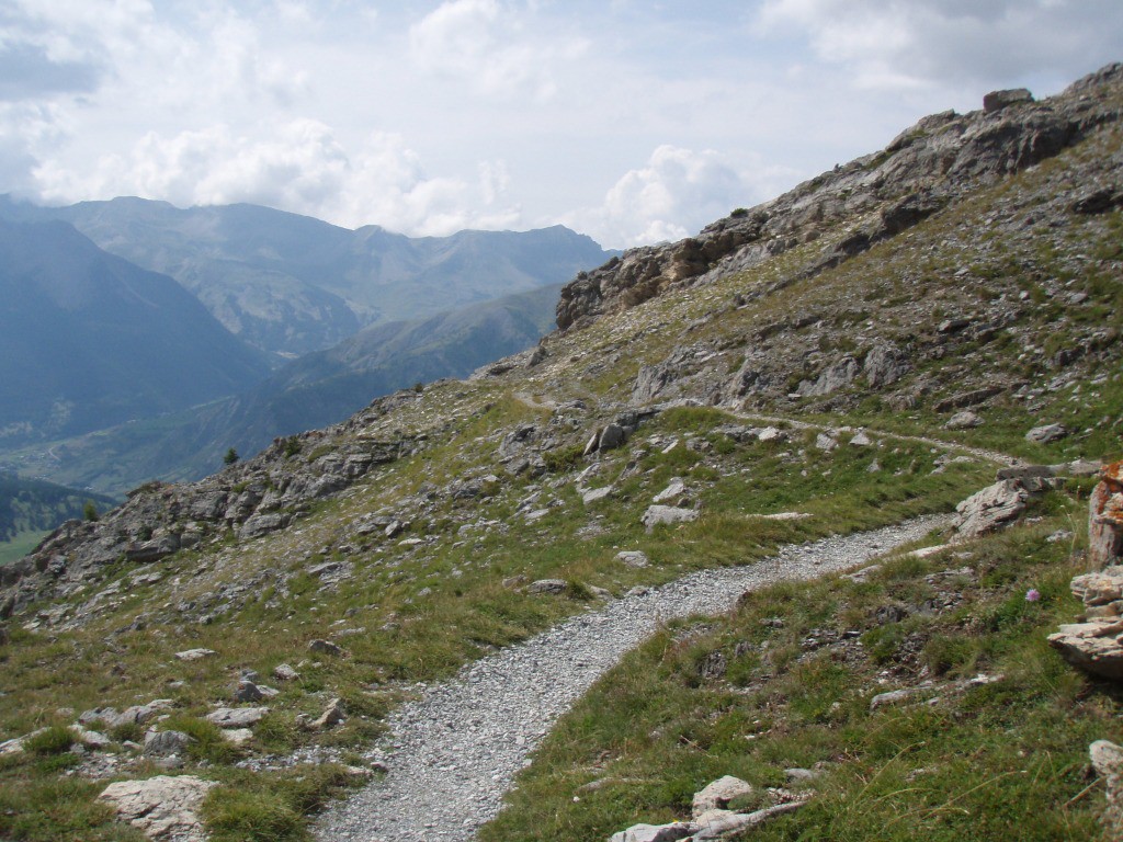 Descente sous le refuge