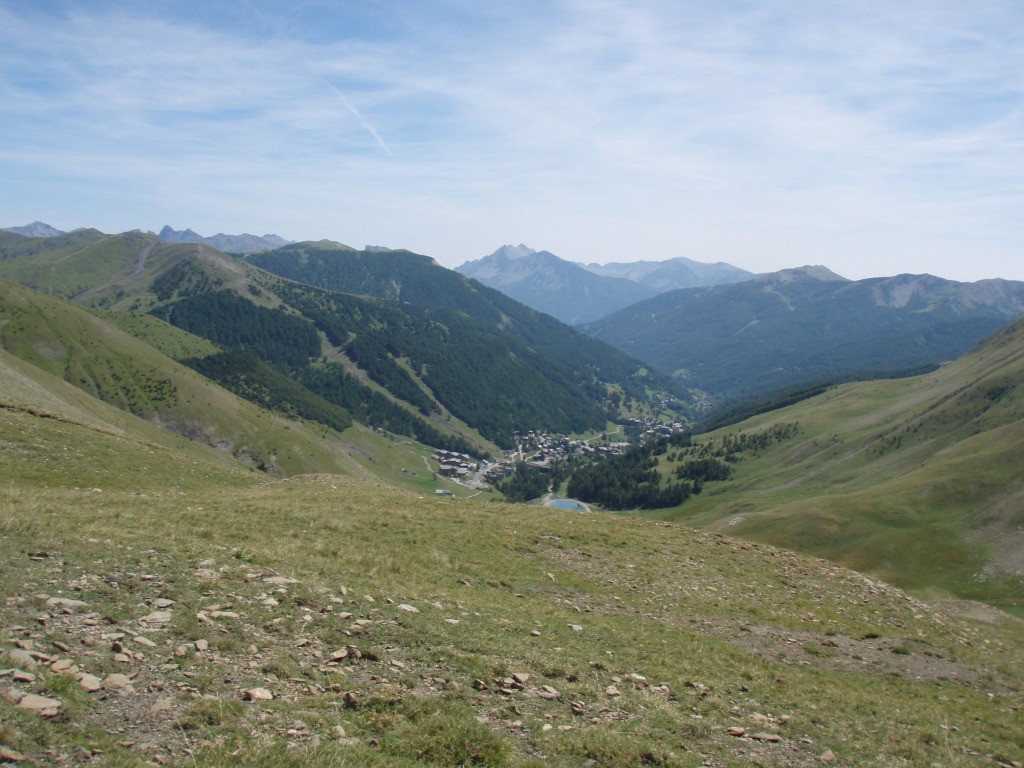 Vue sur la Foux d'Allos