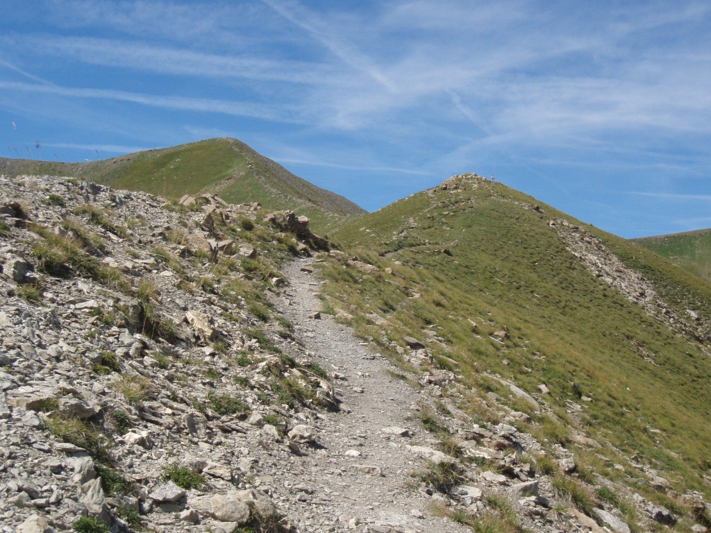 Presque arrivé à la Tête de Sestrière