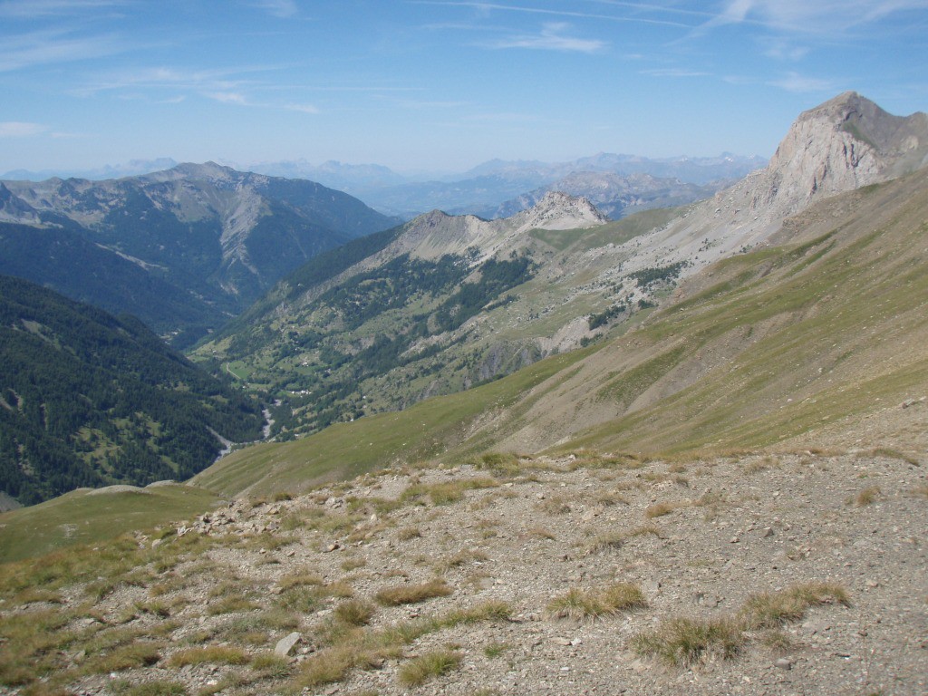 Vallée de Laverq depuis la Tête de Sestrière