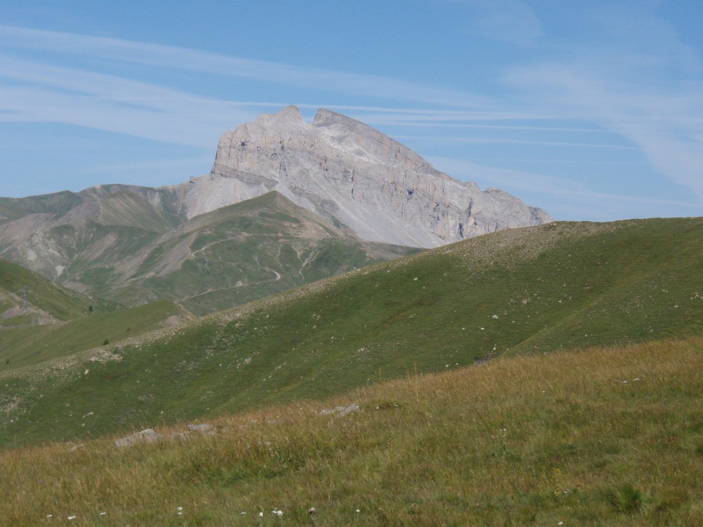 Vue sur la Grande Séolane depuis Baisse de Prenier