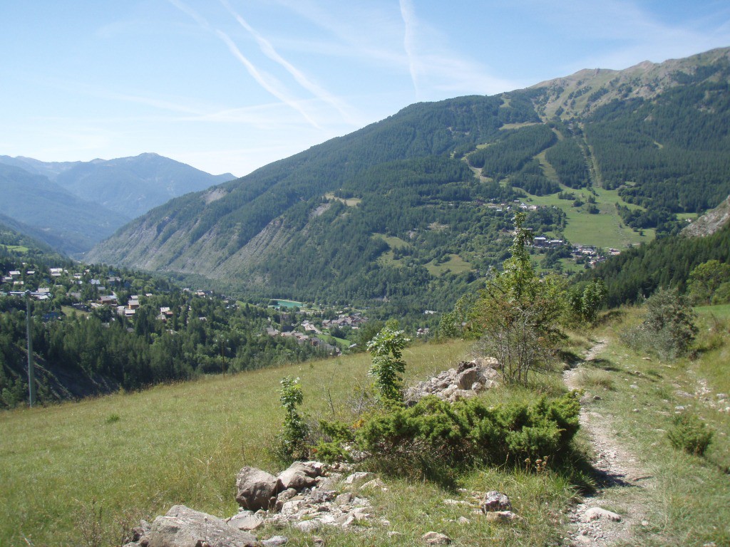 Descente sur Allos