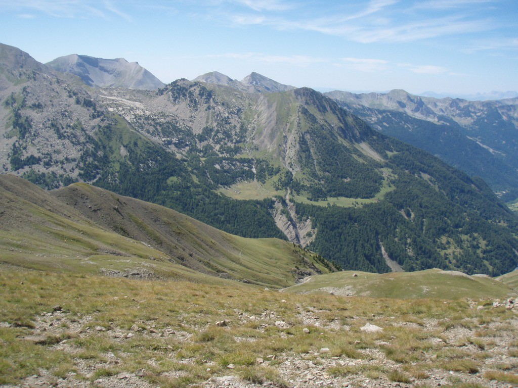 Vers la Tête de l'Estrop depuis Tête de Sestrière