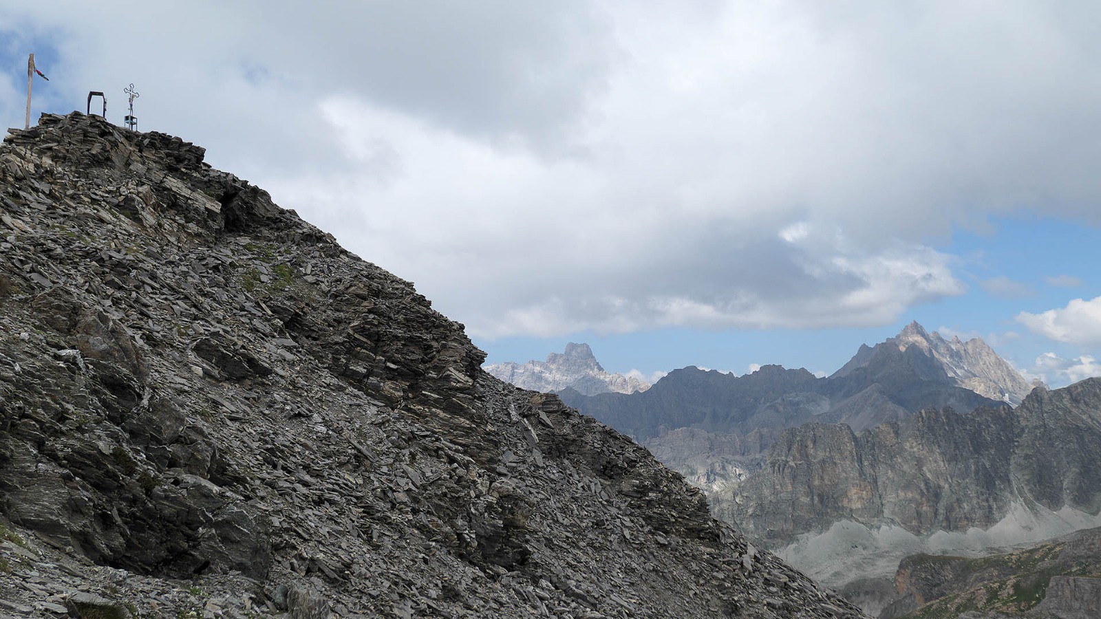 En arrivant au Monte Bellino