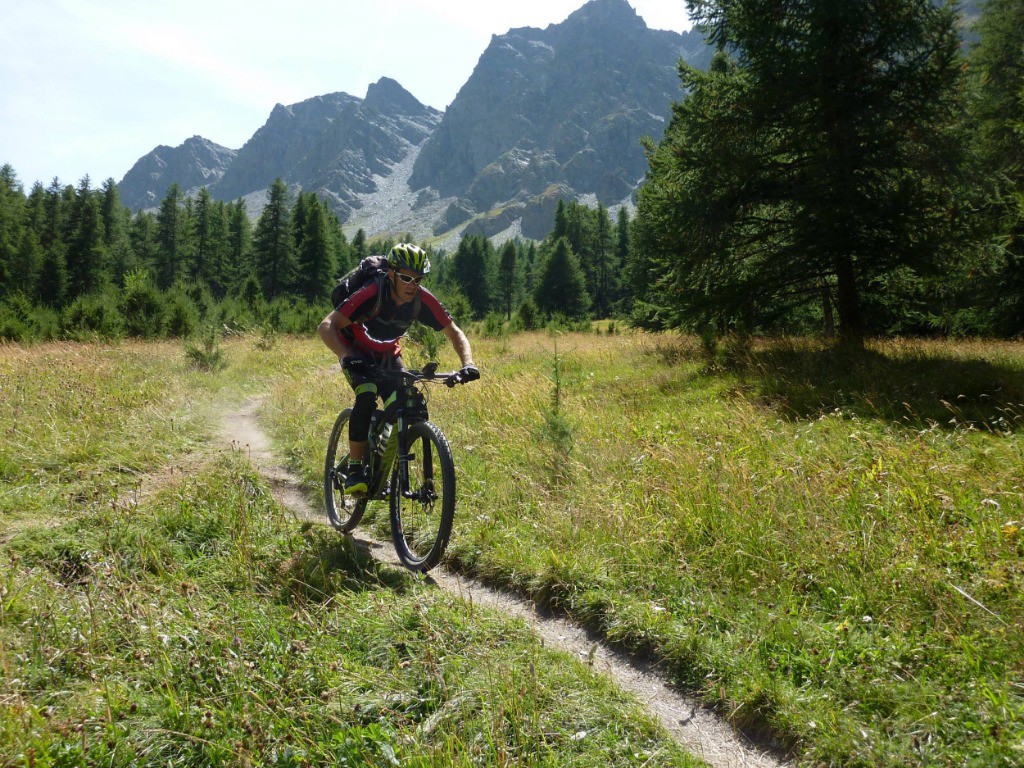 Bas de la descente du Col Longet vers Fontgillarde