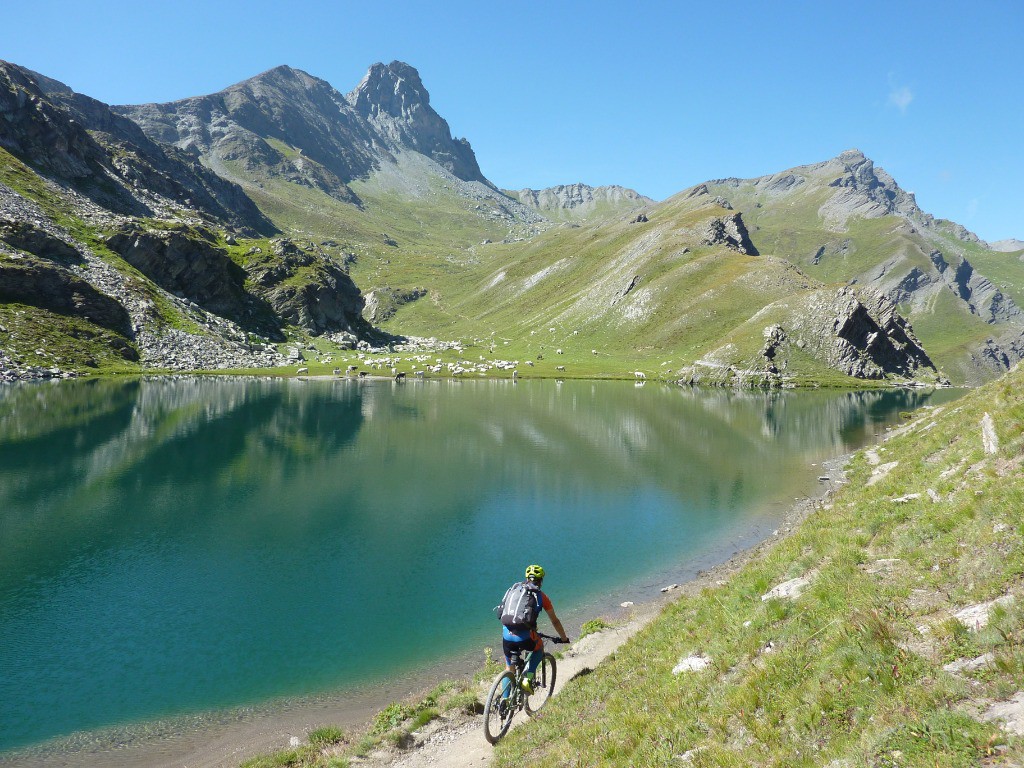 #16 Lac Bleu 1ère récompense après ce long poussage. Lac Bleu 1ère récompense après ce long poussage.
