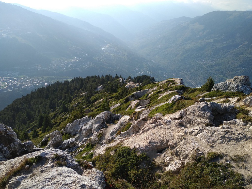 #23 Début de la Dh de la Dent du Villard. Début de la Dh de la Dent du Villard.