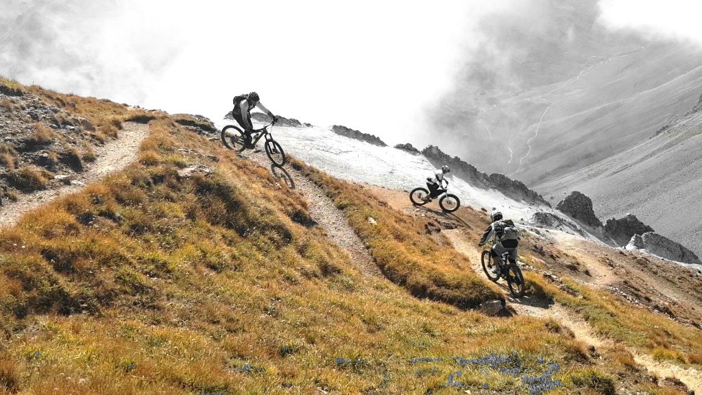 Départ du Petit mont Blanc