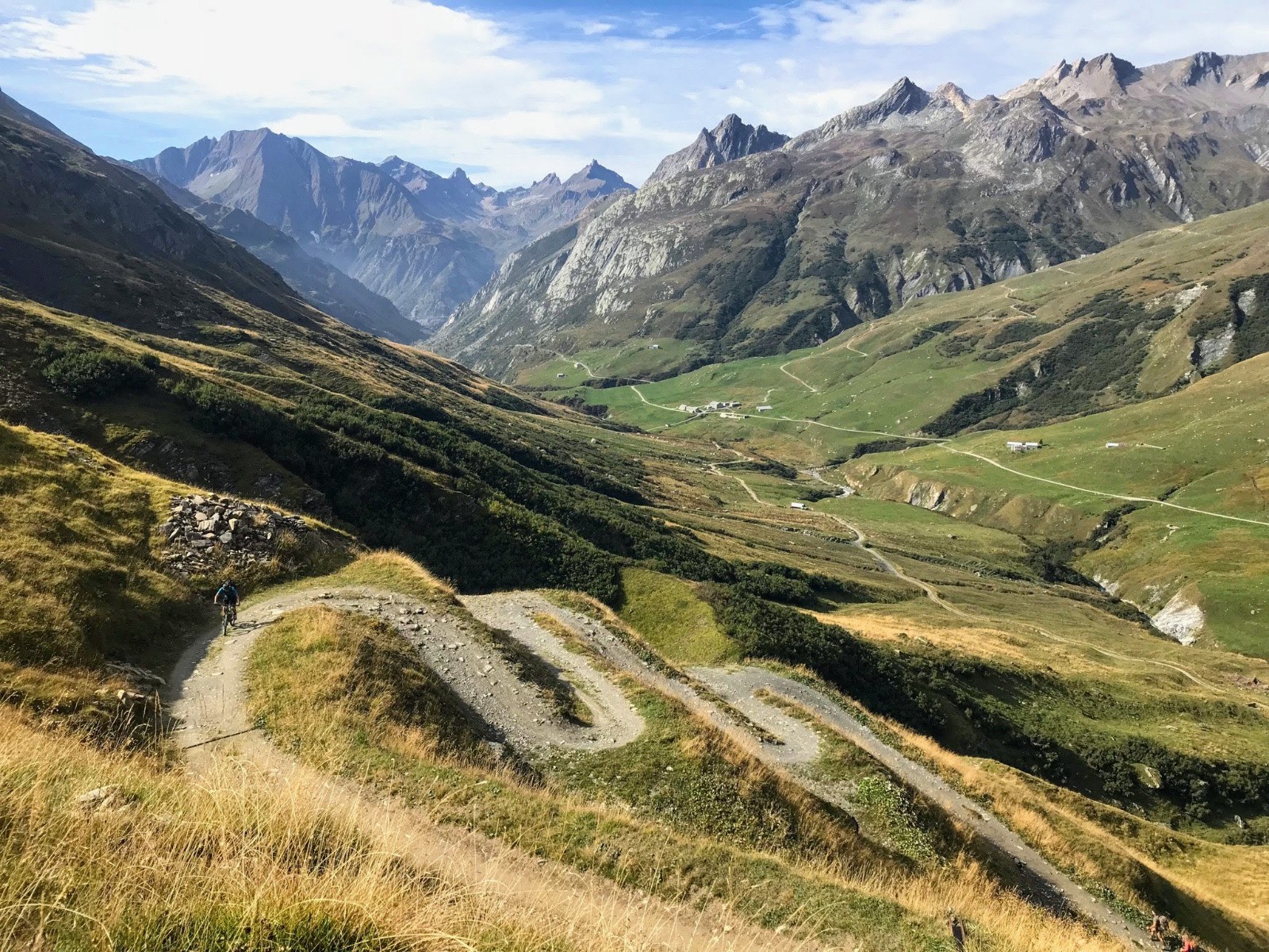 Jour 2 : piste de montée vers le col de la Seigne