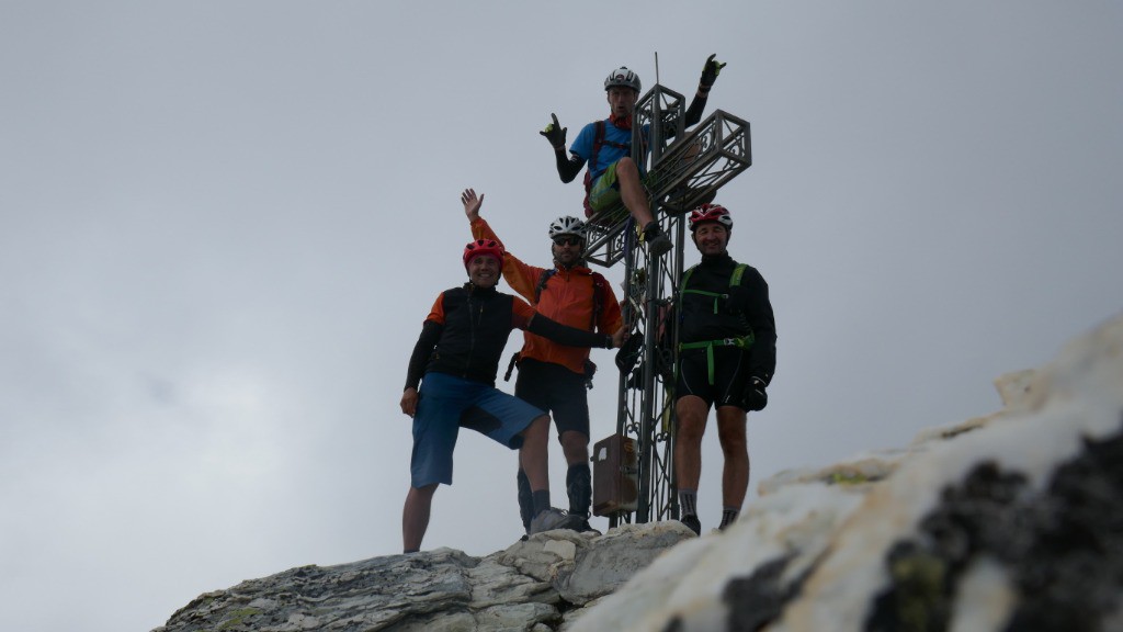 Summit du jour... mais à pieds