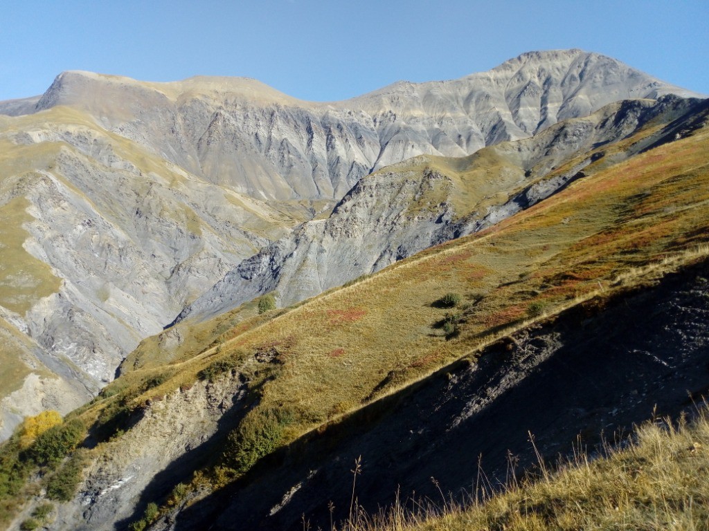 Dans la descente du vallon de l'Arvan