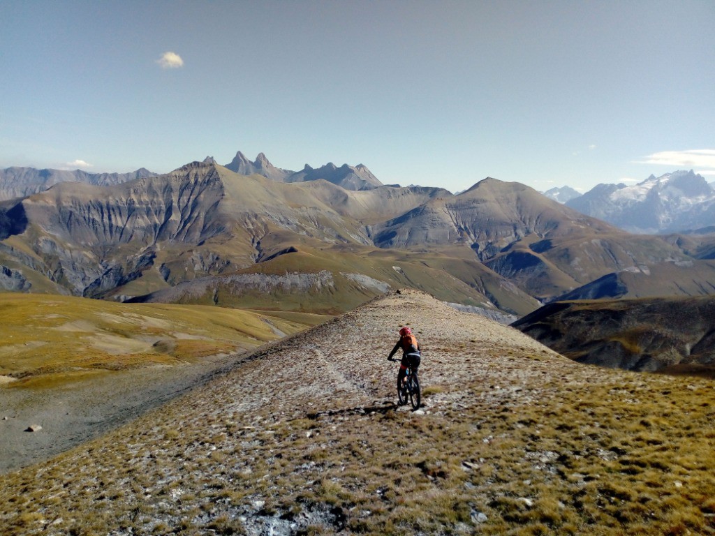 Descente freeride de la Valette