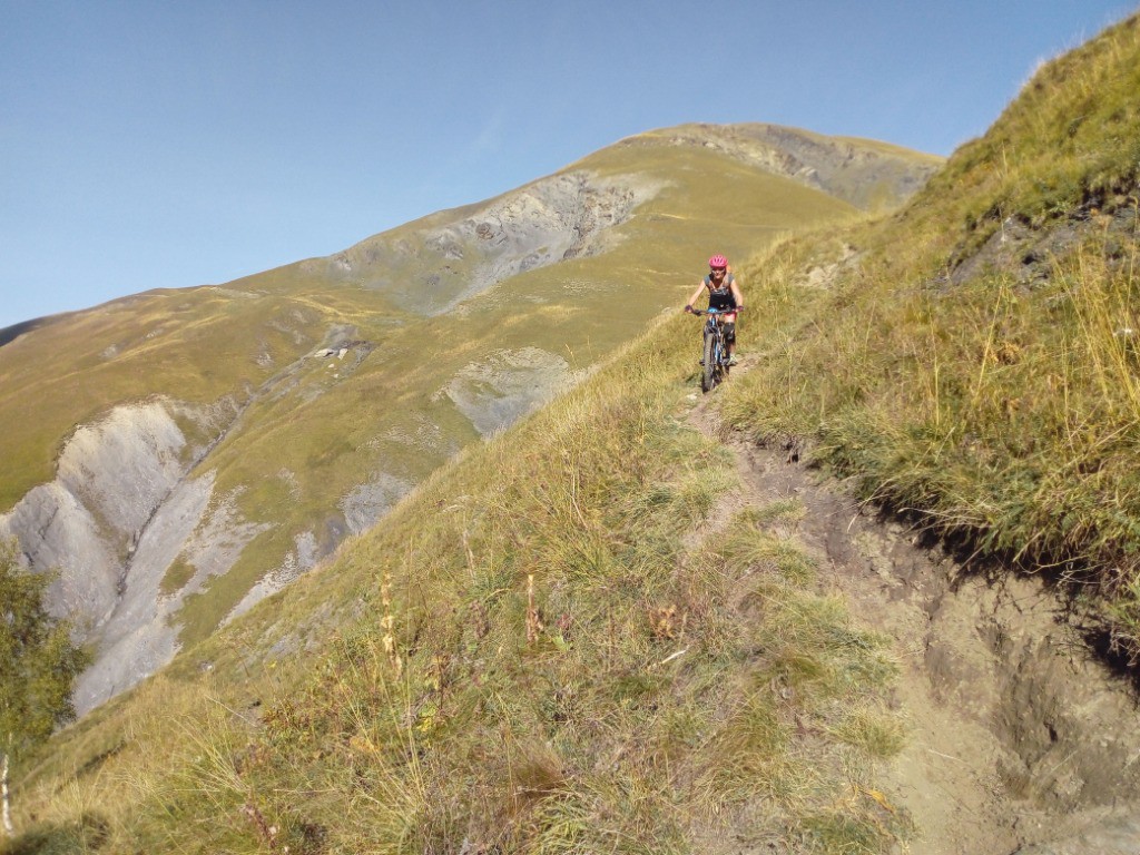 Dans la descente du Vallon de l'Arvan