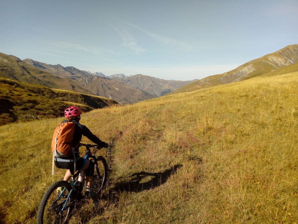 Dans la descente du Vallon de l'Arvan